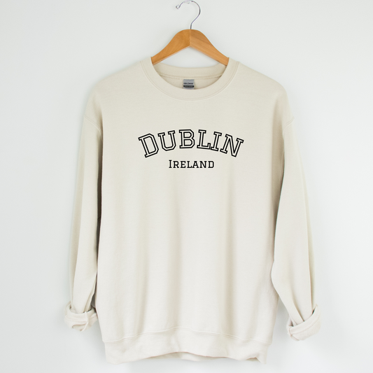 Dublin, Ireland Crew Neck Graphic Sweater