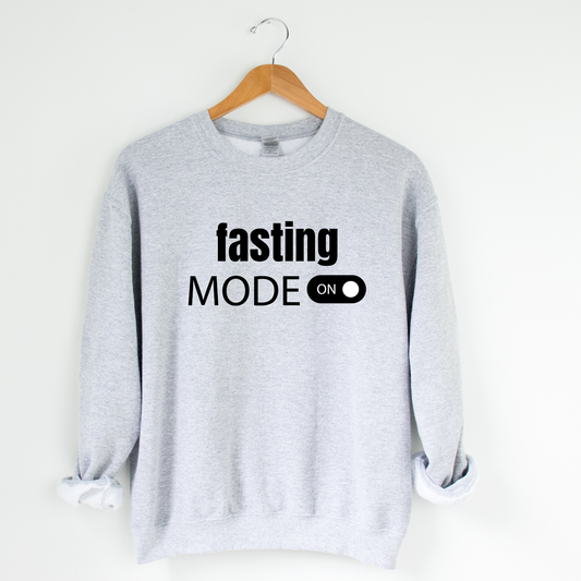 Fasting Mode On Graphic Sweater