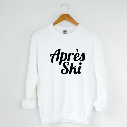 Apres Ski/After Ski Crew Neck Graphic Sweater