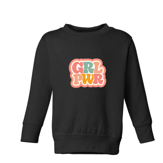 Grl Pwr Kids Graphic Crew Neck Sweater