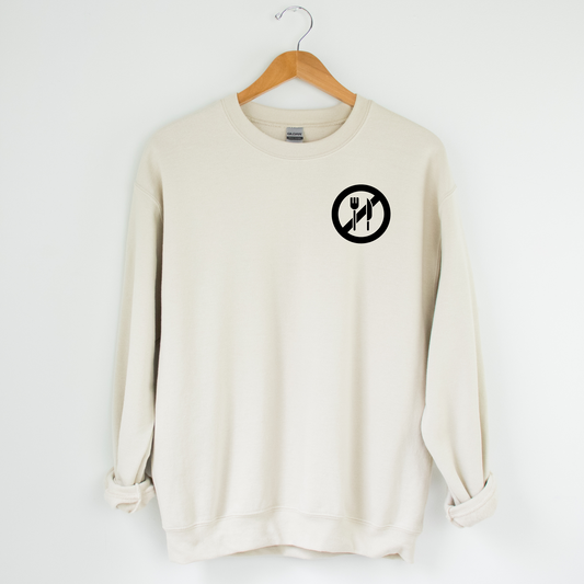 No Food Allowed Graphic Sweater