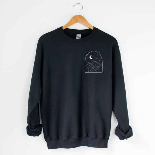 Crescent & Stars Graphic Sweater