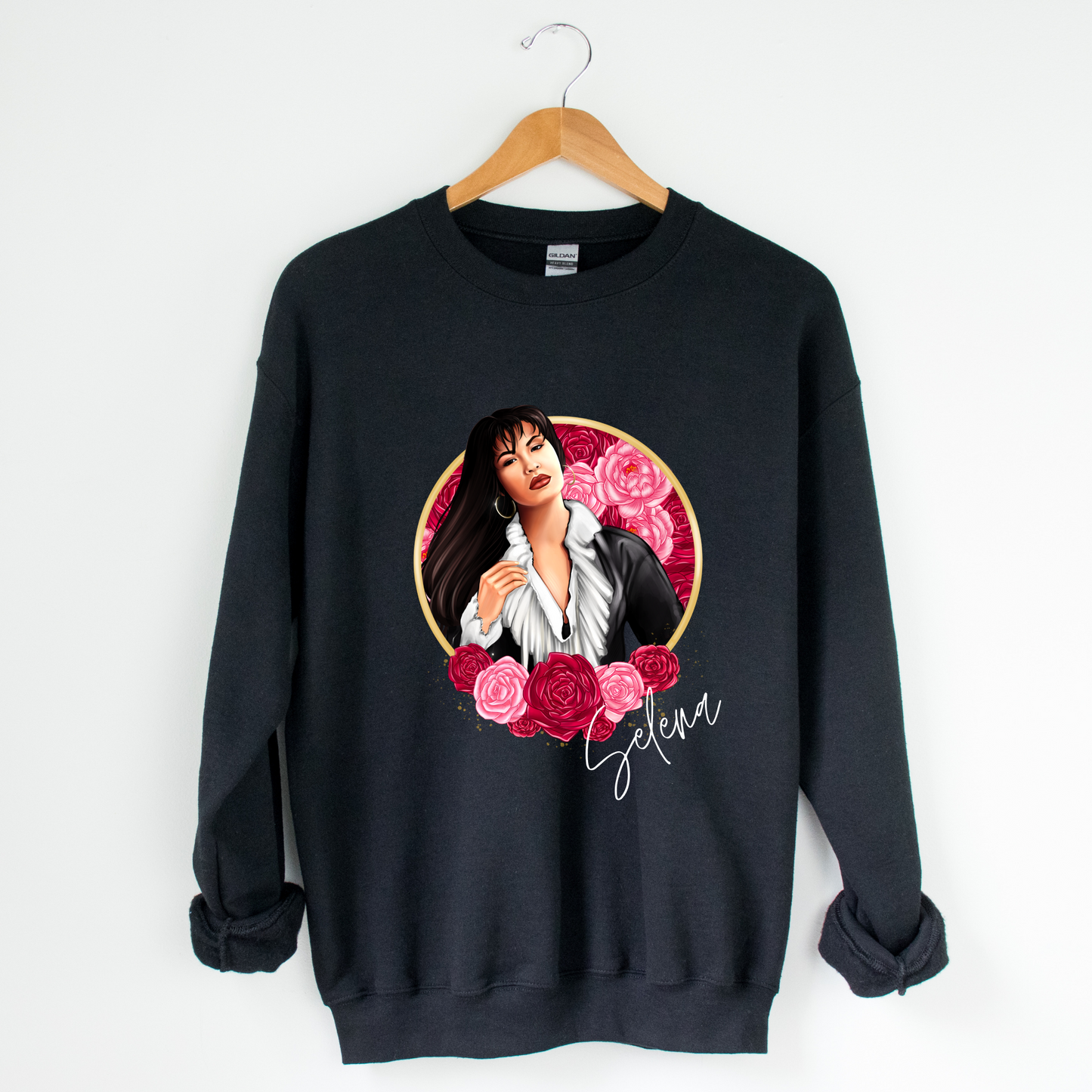 Selena Crew Neck Graphic Sweater