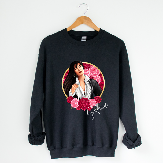 Selena Crew Neck Graphic Sweater